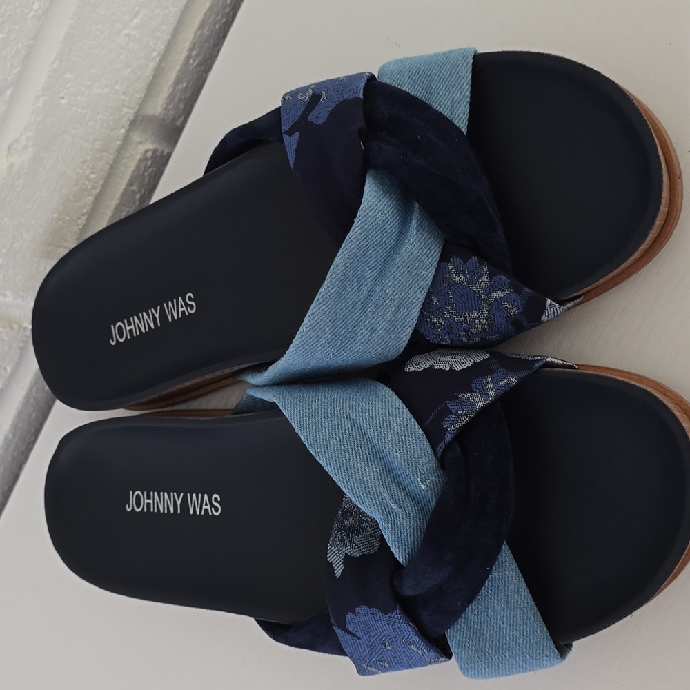 Johnny Was Sunny Garden Twist Sandal Size 9 - Picture 7 of 14